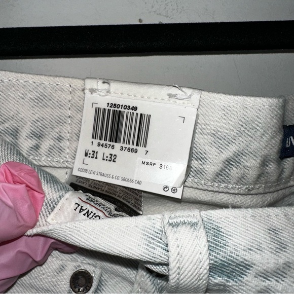 Levi’s Made & Crafted 501 Original High Rise Straight Leg Women’s Jeans Size 31 - Picture 4 of 15